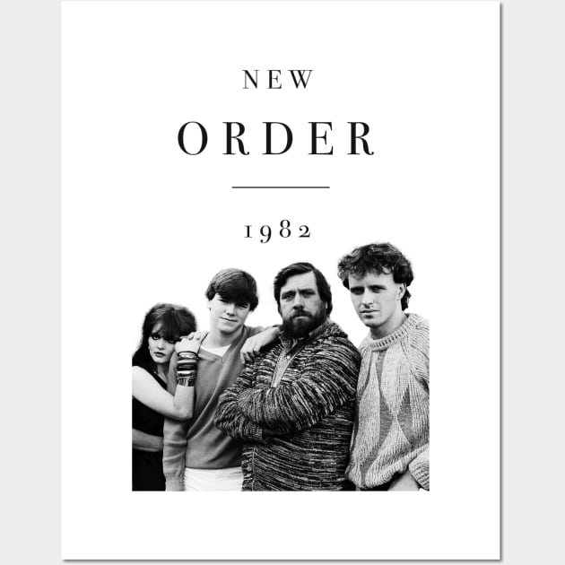 New Order 1982 Wall Art by ölümprints